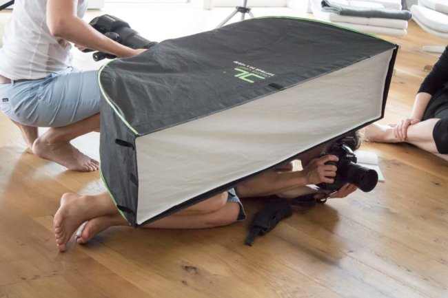 Backstage Karin Lohberger Werbefotografin