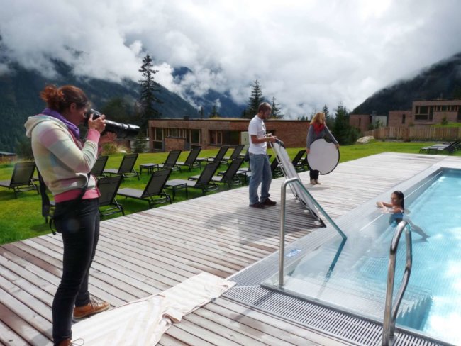 Backstage Karin Lohberger Werbefotografin