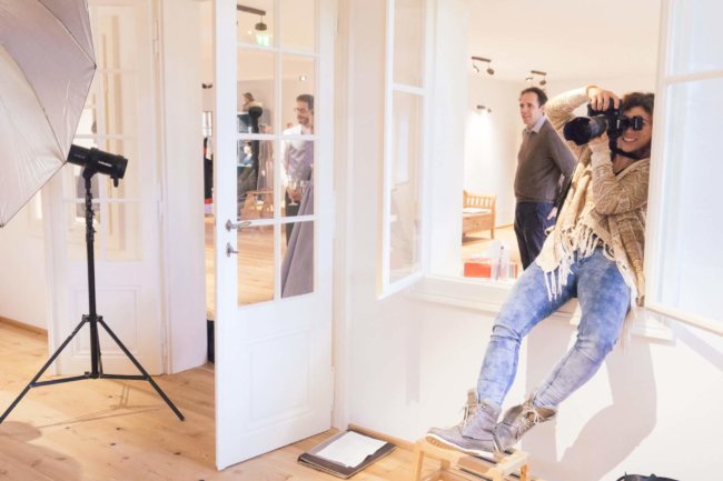 Backstage Karin Lohberger Werbefotografin