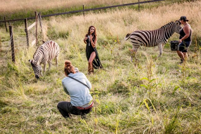 Backstage Karin Lohberger Werbefotografin