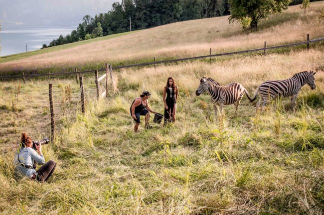 Backstage Karin Lohberger Werbefotografin