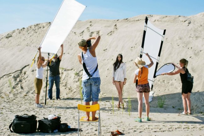 Backstage Karin Lohberger Werbefotografin