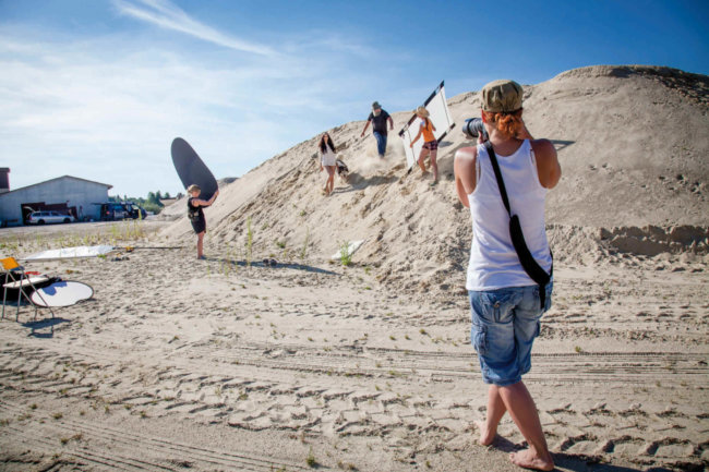 Backstage Karin Lohberger Werbefotografin