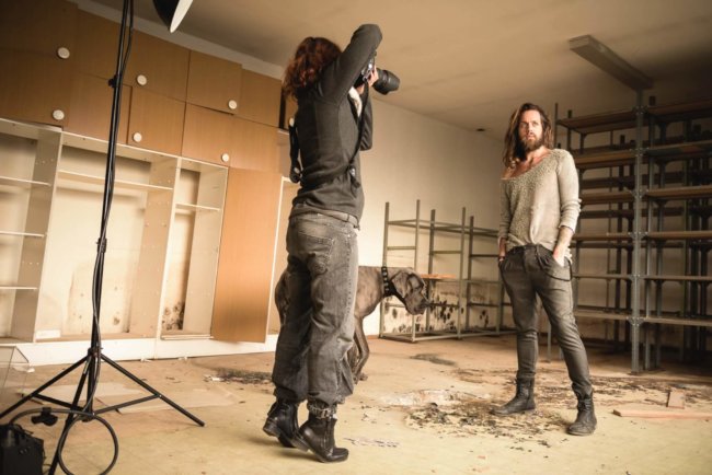 Backstage Karin Lohberger Werbefotografin